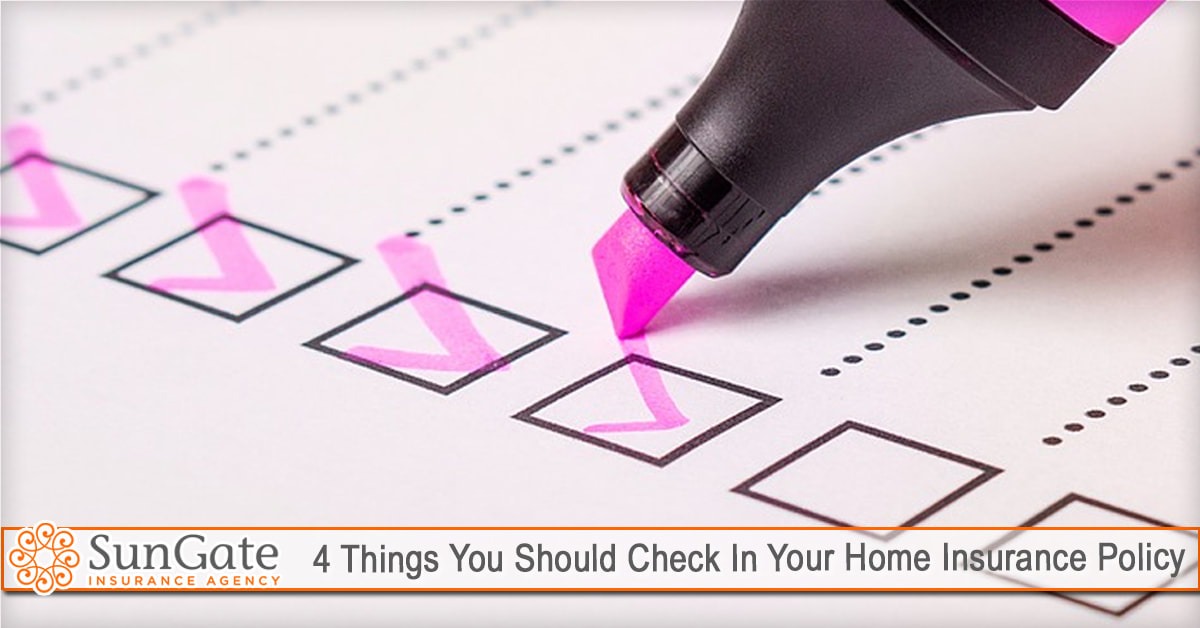 4 Things You Should Check In Your Home Insurance Policy