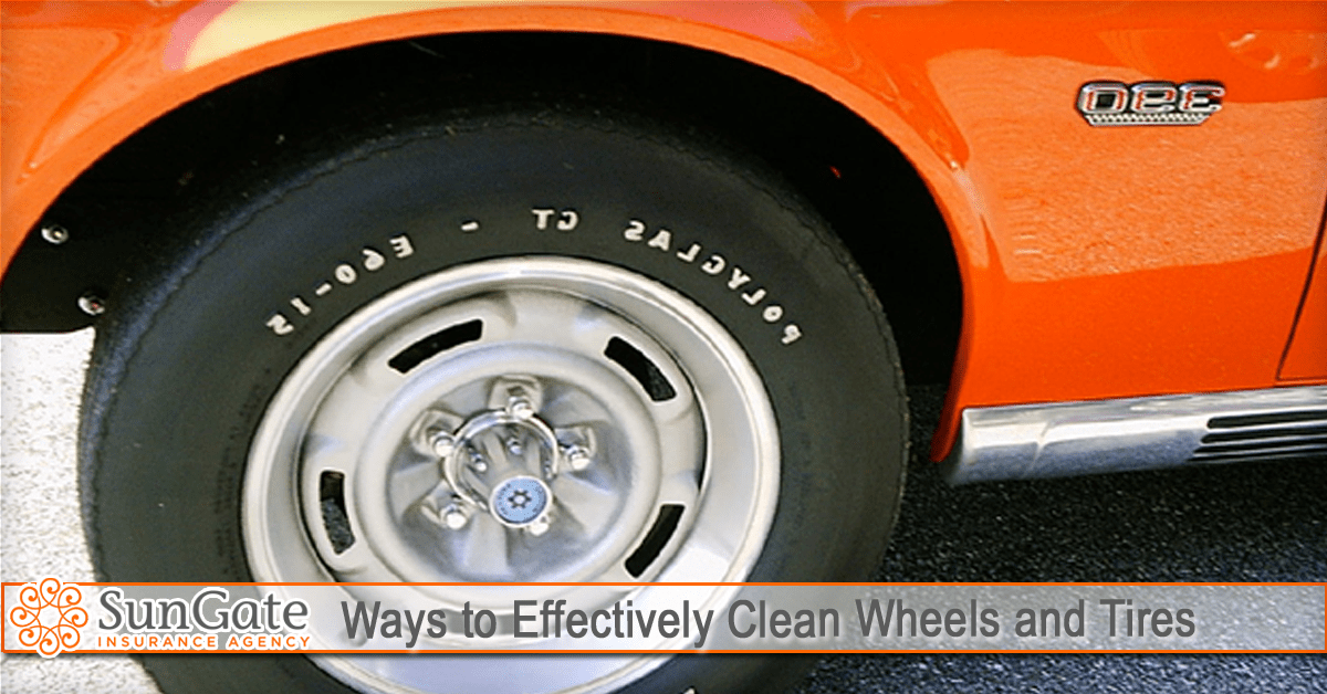 Ways to Effectively Clean Wheels and Tires